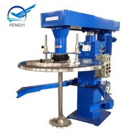 Hydraulic lifting high speed disperser/paint mixing machine/1000kg industrial mixer