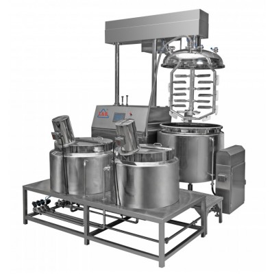 China supplier food grade stainless steel vacuum emulsifier mixer/vacuum emulsifying machine for sale