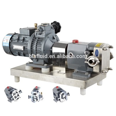 Steel Industrial Olive Oil Gear type Electric Fuel Transfer Pump stainless sanitary lobe pumping machine