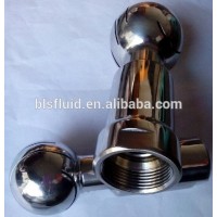 Stainless steel tank cleaning rotary spray head nozzle